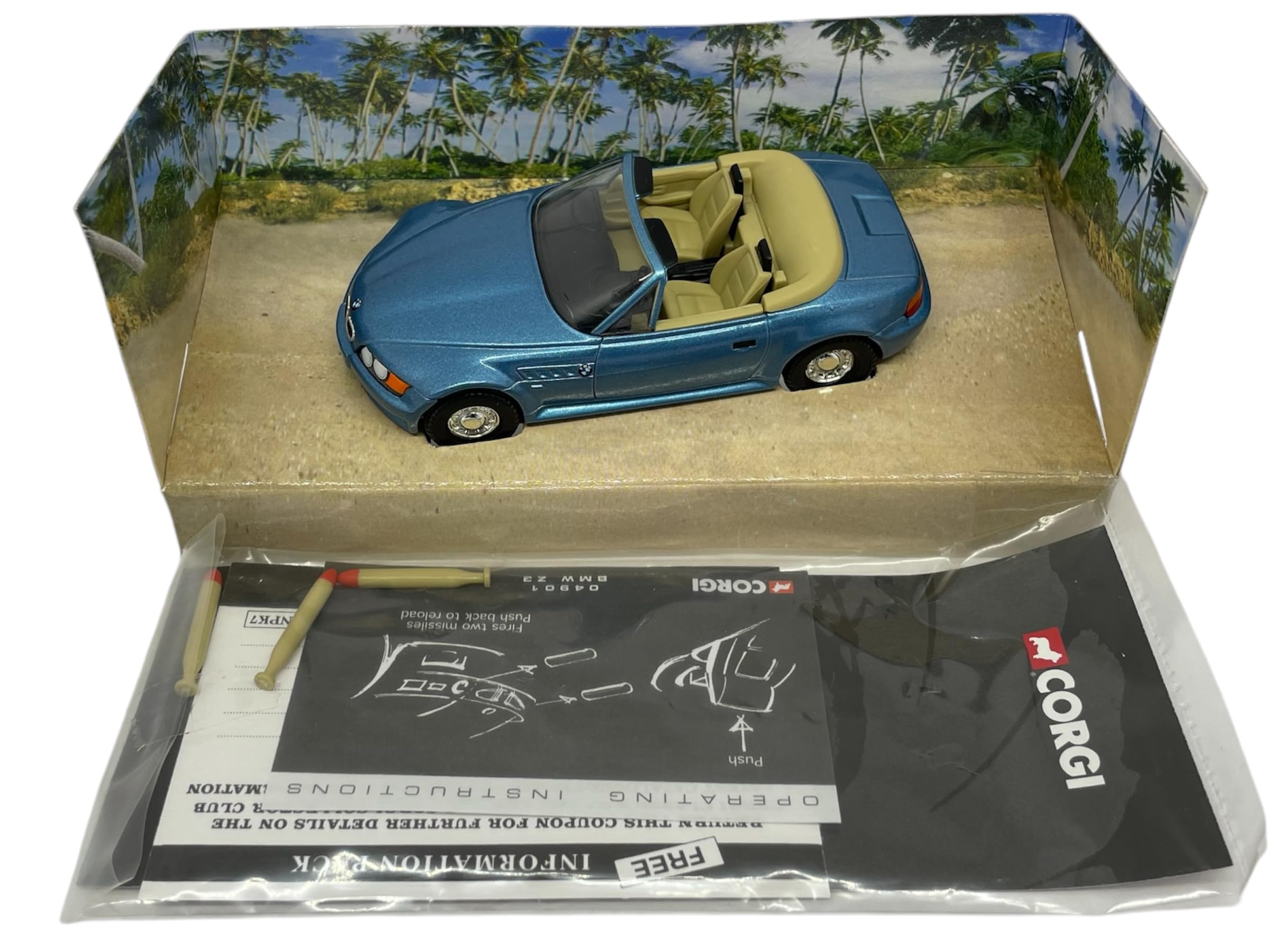Corgi james bond 007 the definitve collection B.M.W Z3 roadster
